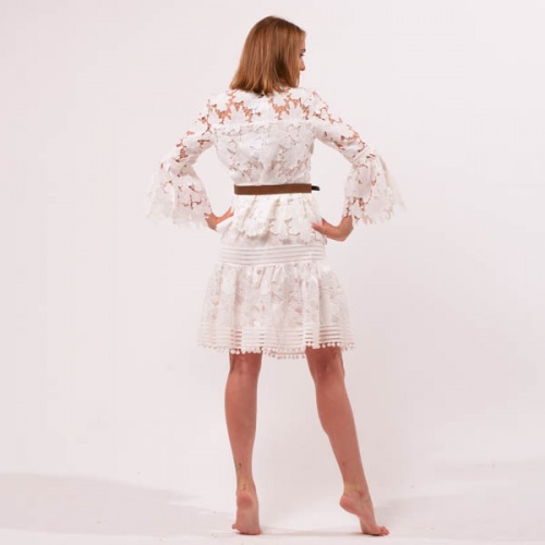 Жакет NOSECRETS белый фактурный фото 4