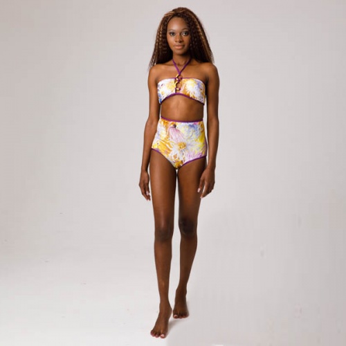 Раздельный купальник с цветочным принтом OROBLU  фото 7