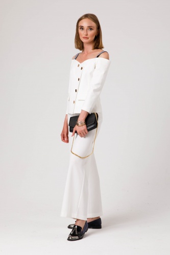 Жакет цвета латте на пуговицах NOSECRET фото 2