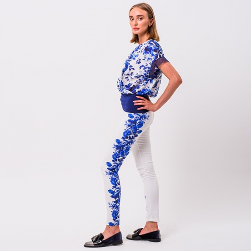 Брюки с принтом OROBLU фото 2